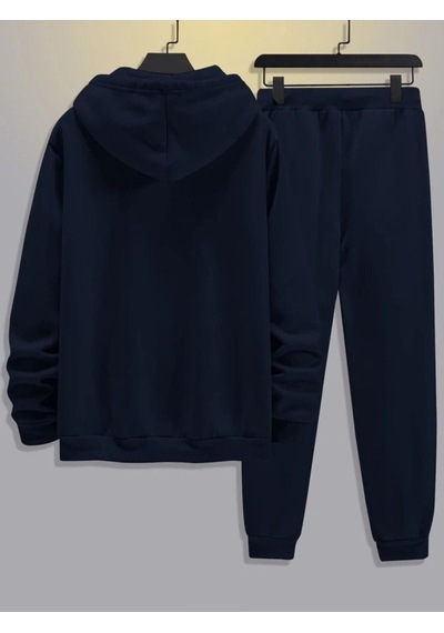 Paris Çizgi Eşofman Takımı Sweatshirt Jogger - Lacivert Baskılı Oversize Şardonlu Kapüşonlu Lacivert Paris Çizgi Eşofman Takımı Sweatshirt Jogger - Lacivert Baskılı Oversize Şardonlu Kapüşonlu Lacivert