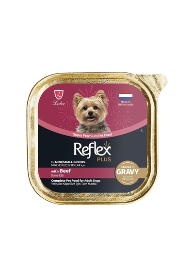 Plus Chunks In Gravy With Beef Dana Etli Mini&küçük Irk Yetişkin Köpek Maması 85 Gr