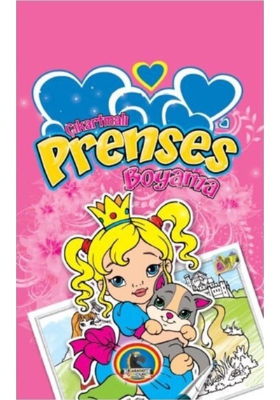 4E Prenses Boyama Kitabı Stickerli 16 Syf