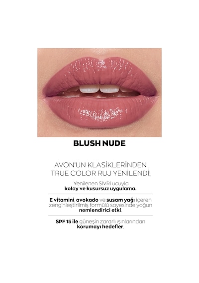 Avon Ultra Kremsi Ruj Blush Nude + Cappuccino + Red 2000