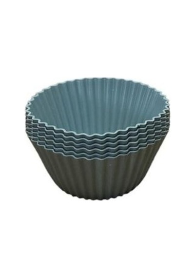 Muffin Kek Kalıbı 6'lı Silikon Silikon Pembe Diğer
