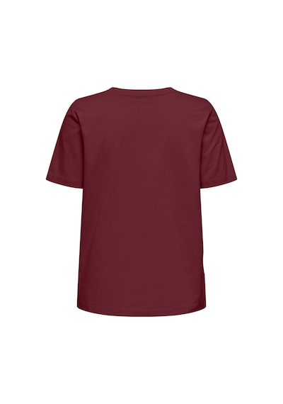 Only Bayan T Shirt 15367970 Bordo Bordo