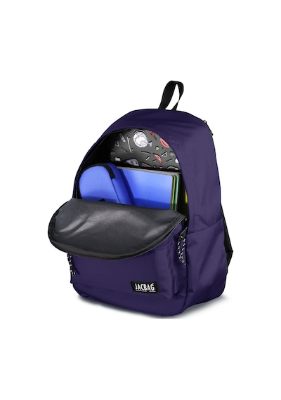Jacbag Classic-Tek Bölmeli Okul Çantası Classic Jac-Mor Çok Renkli