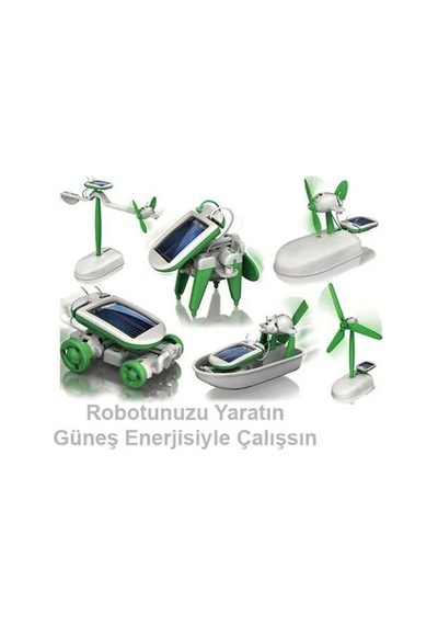 Electroon Güneş Enerjili Robot Oluşturma Seti 6In1 Solar Kit