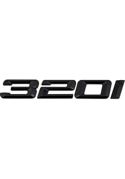 Bmw 320i Piano Black Bagaj Yazısı İthal Ürün A++ Kalite