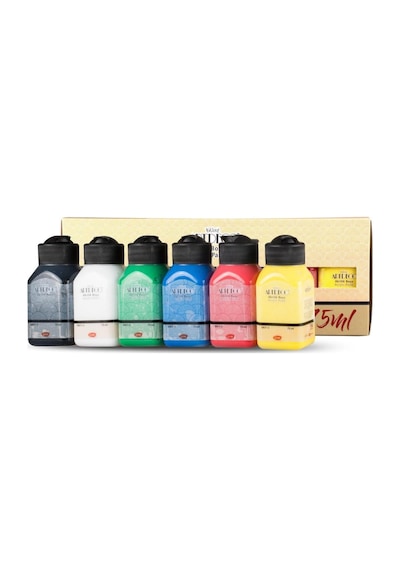 Artdeco Canlı Renkler Akrilik Boya Seti 6 x 75 ML