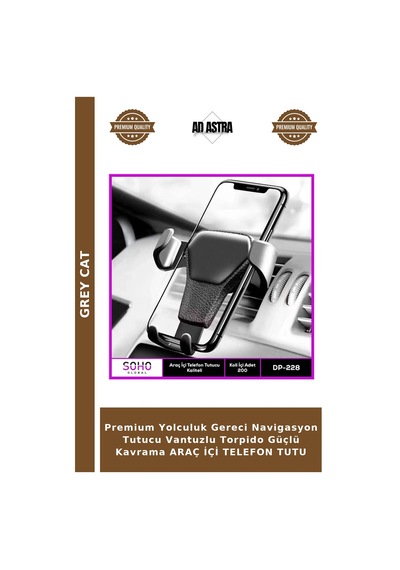 Premium Yolculuk Gereci Navigasyon Tutucu Vantuzlu Torpido Güçlü Kavrama Araç İçi Telefon Tutu Çok Renkli