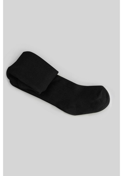 Erturkstore Tekli Düz Külotlu Çorap 50104 Siyah Çok Renkli