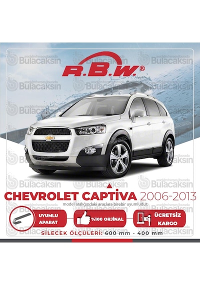 RBW Chevrolet Captiva 2006 - 2013 Ön Muz Silecek Takım