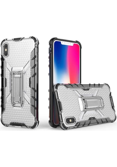 Apple Uyumlu iPhone Xs Max 6.5 Kılıf Zore Klik Silikon Kırmızı