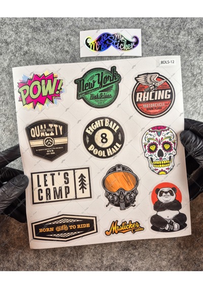Bdls12 Küçük Boy 10lu Sticker Seti