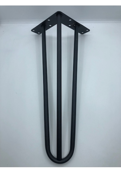 METAL,3 MİL 32*12*12 CM  SİYAH,SEHPA,PUF ,MOBİLYA AYAĞI ( 4 ADET)