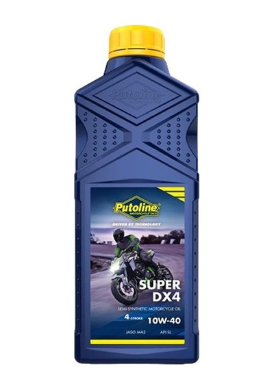 Putoline 1 L Bottle Super Dx4 10w-40 Yarı Sentetik Motosiklet Yağı