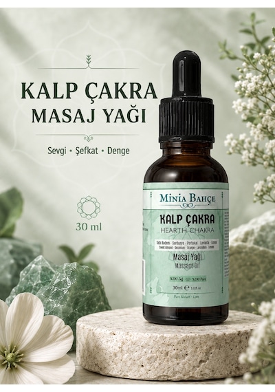 Minia Bahçe Bitki Ve Sanat Atölyesi Kalp Çakra Masaj Yağı 30 ML