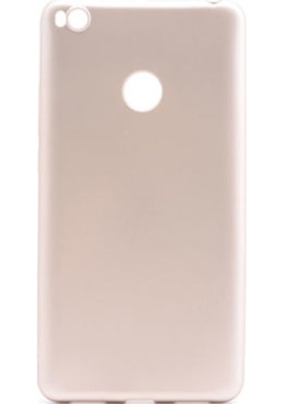 Xiaomi Mi Max 2 Kılıf Esnek Yapılı İnce Slim Silikon Kapak Ryc/premier Gold