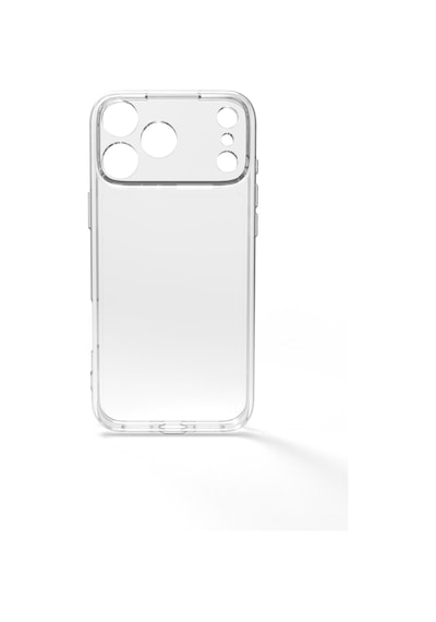 iPhone Uyumlu 17 Pro Max Kılıf Kamera Korumalı Silikon Rubber Arka Kapak Şeffaf