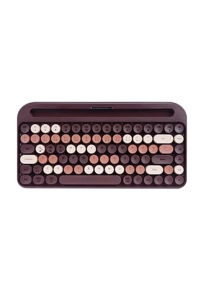 Kb-99 Mocha 2.4g+bt1+bt2 Q Kablosuz Klavye Bluetooth Çoklu Cihaz Bağlantısı İle