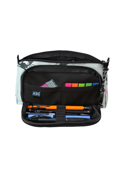 Jacbag Prime Xl-lastik Ayraçlı İki Bölmeli Kalem Kutusu Prime Xl-miyav renkli