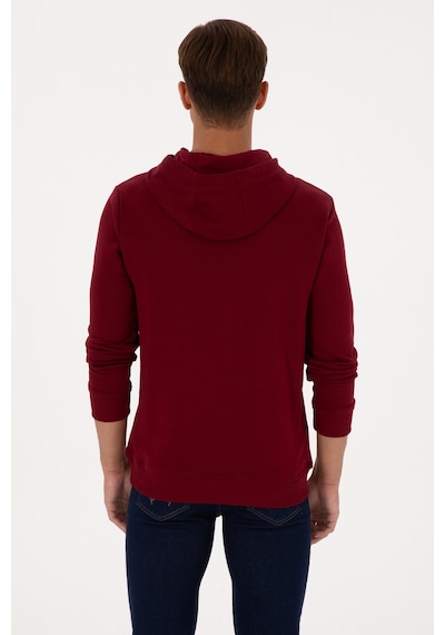 U.s. Polo Assn. Erkek Bordo Sweatshirt 50307703-vr014 Bordo