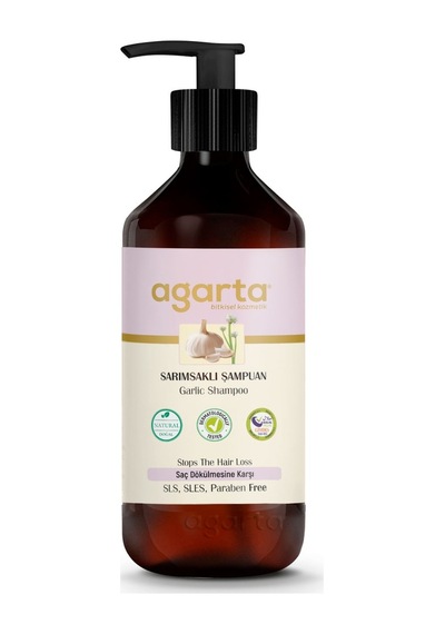 Agarta Sarımsaklı Doğal Şampuan 3 x 400 ML
