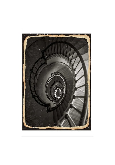 Bedeko Spiral Merdiven Tasarım Mdf Tablo