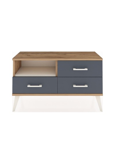 Arges Şifonyer Tek Raflı 3 Çekmeceli 88x30x48 Çam-aytaşı/antrasit Aytaşı/antrasit Arges Şifonyer Tek Raflı 3 Çekmeceli 88x30x48 Çam-aytaşı/antrasit Aytaşı/antrasit
