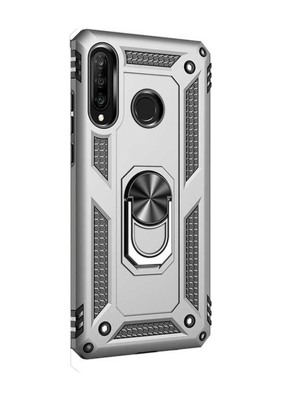 Teleplus Huawei P30 Lite Kılıf Vega Standlı Yüzüklü Mıknatıslı