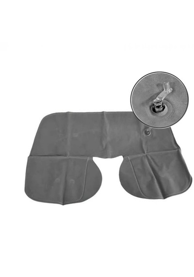 Boyun Yastığı Seyahat İçin Şişirilebilir 42x27cm Tekli Gri