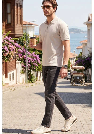 Buratti Pamuklu Normal Kalıp Normal Bel Jeans Erkek Kot Pantolon 2213c87parma Siyah