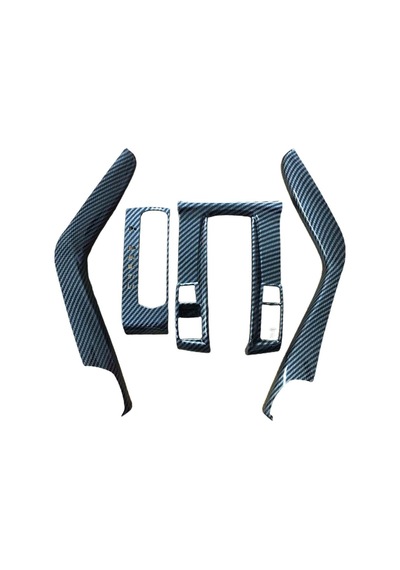 Honda Civic FC5 İçin Uyumlu Vites Konsol Kaplama Full Set Karbon 2016-2020