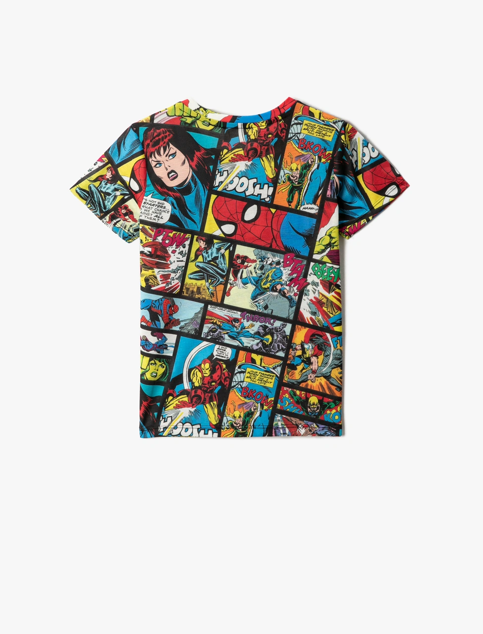 Koton Marvel Baskılı Kısa Kollu Tişört Lisanslı Bisiklet Yaka Pamuklu Siyah Desenli 3skb10072tk Siyah Desenli Koton Marvel Baskılı Kısa Kollu Tişört Lisanslı Bisiklet Yaka Pamuklu Siyah Desenli 3skb10072tk Siyah Desenli