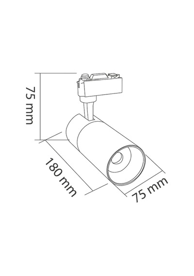 Led Ray Armatür 30w Siyah Kasa 6500k Beyaz Isık Ray Spot Aydınlatma - 928142140 Diğer