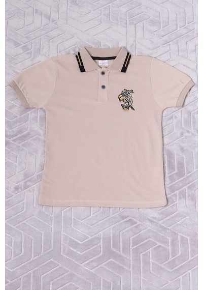 Hçm Erkek Çocuk Tshirt Polo Yaka A7 Bej