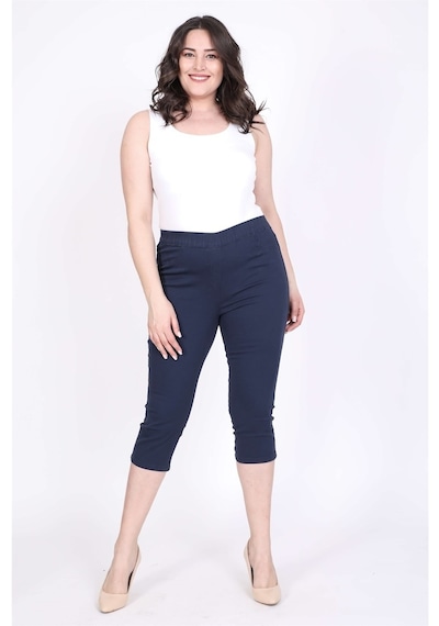 Myline Beli Lastikli Kapri Pantolon (532245934)