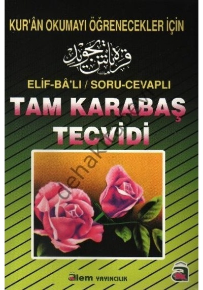 Tam Karabaş Tecvidi Büyük Boy Alem Yayıncılık