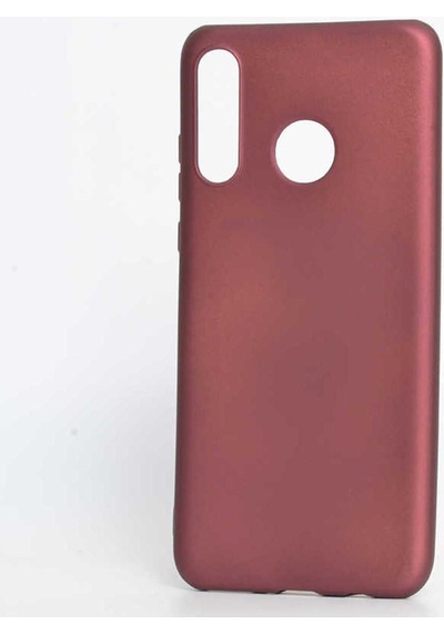 Huawei P30 Lite Kılıf Zore Premier Silikon Kapak Mürdüm