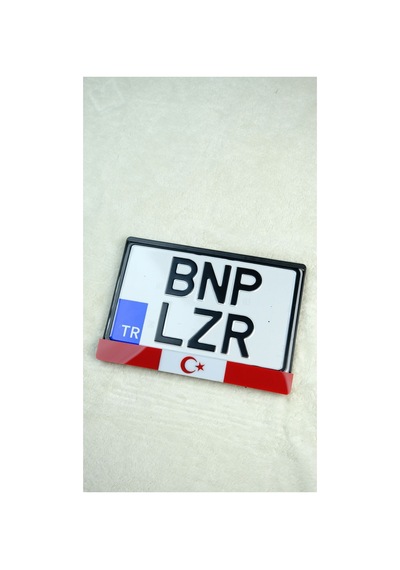 Türk Bayrağı Pleksi Motor Plakalık Uyumlu - 626167431