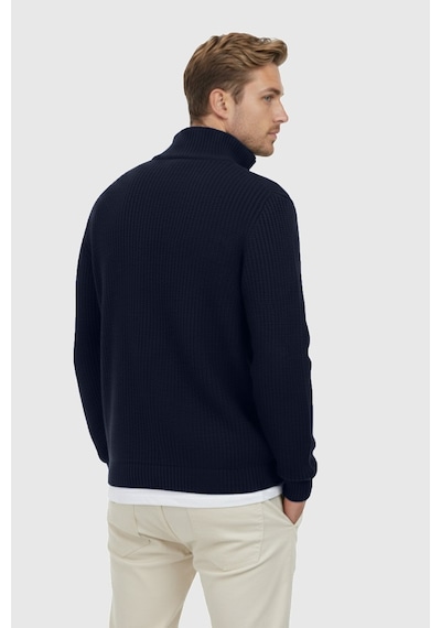 Rizzup Erkek Lacivert Yarım Fermuarlı Oversize Kesim Triko Kazak Yumuşak Dokulu Örgü Kazak 2608511 Rizzup Erkek Lacivert Yarım Fermuarlı Oversize Kesim Triko Kazak Yumuşak Dokulu Örgü Kazak 2608511