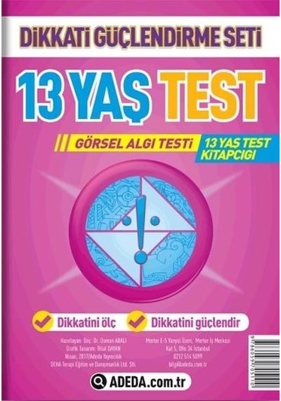 Yeni Neuro-Via Sistemi İle Dikkati Güçlendirme Seti 7.Sınıf Test-Görsel Algı Testi - Osman Abalı - Adeda