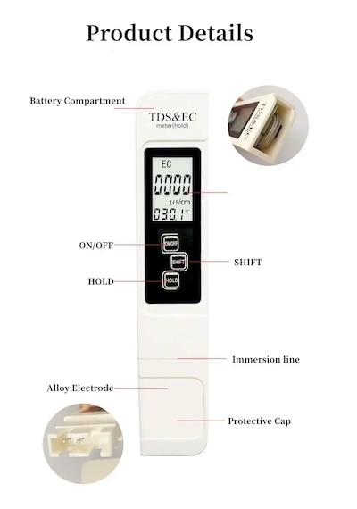 Dijital Tds & Ec Metre Tds Ec Meter