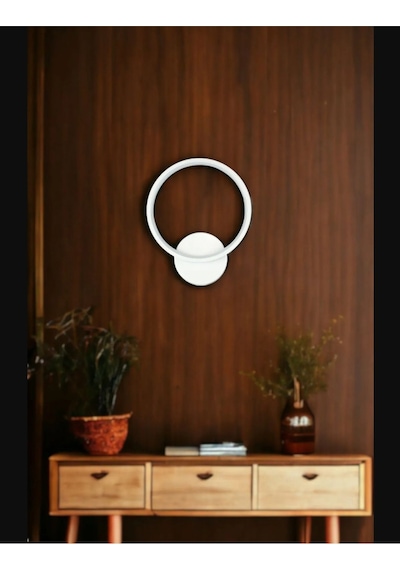 Halka Model Modern Led Beyaz Işık Ultra Power Avize Aplik Aavizeb