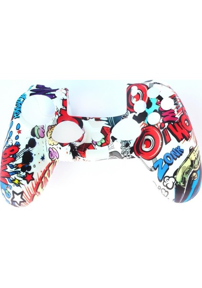 Playstation 4 Desenli Kol Koruyucu Silikon Kılıf 10p4