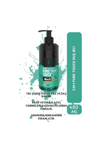 3ın1 Pure Touch Duş Jeli 480 Ml Diğer