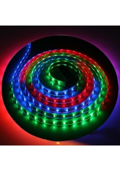 Rgb Hortum Esnek Şerit Led 10 Metre + 220v Fiş 10 Metre