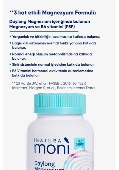 Inatura Moni Daylong Magnesium 90 Kapsül