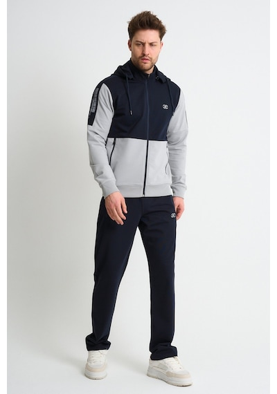 Shooter Sportswear Shooter Premium Erkek Eşofman Takımı Mevsimlik Kapüşonlu Rahat Kalıp Gri