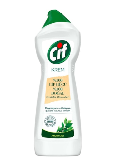 Cif Krem &100 Cif Gücü Doğal Amanyoklı Yüzey Temizleyici 750 ML