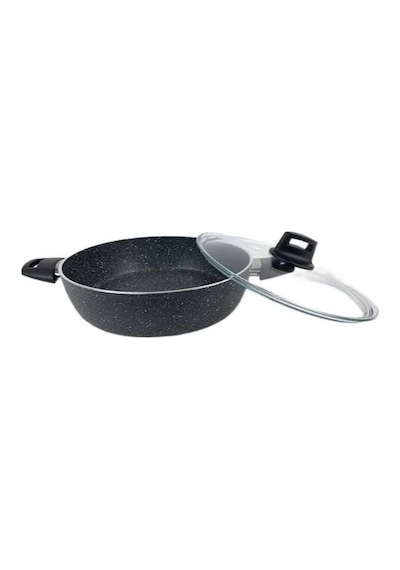 Eda Zk-023 Zetra 26 Cm Granit Basık Tencere Gri