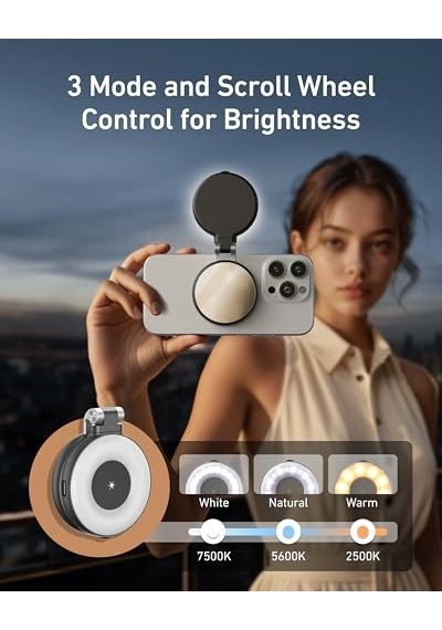 Ayrex Telesın Selfie Işığı, Taşınabilir Selfie Işığı, Siyah