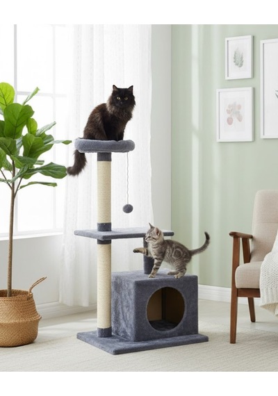 Reyo Pet Kedi Tırmalama Ve Oyun Evi Platformu